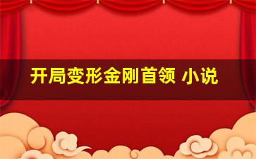 开局变形金刚首领 小说